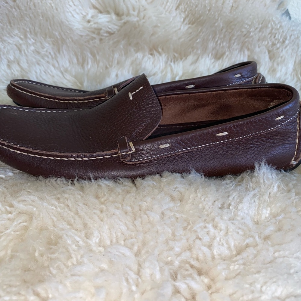Prada Leather Classic Loafer Driving Moccasin - Picture 7 of 11
